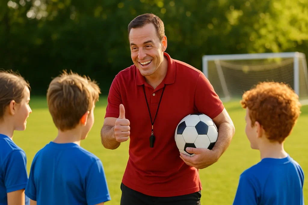 Motivational Soccer Coach
